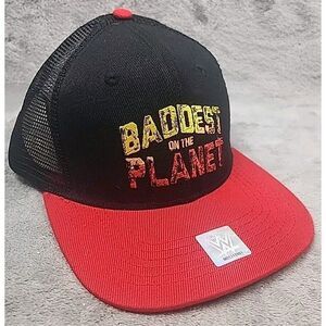 Rowdy Ronda Rousy Baddest On The Planet Snapback Trucker Cap‎ Hat WWE Wrestling